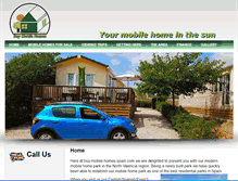 Tablet Screenshot of buy-mobile-homes-spain.com